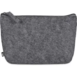 Okiyo Kesho Recycled PET Felt Mini Cosmetic Bag Front